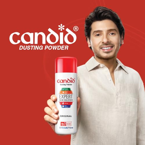 Image of Candid Dusting Powder | Doctor's Prescribed No.1 Brand | Prevents & Treats Fungal Infection, Sweat Rash, Itching, Redness & Skin Irritation | Clinically Proven | 120g