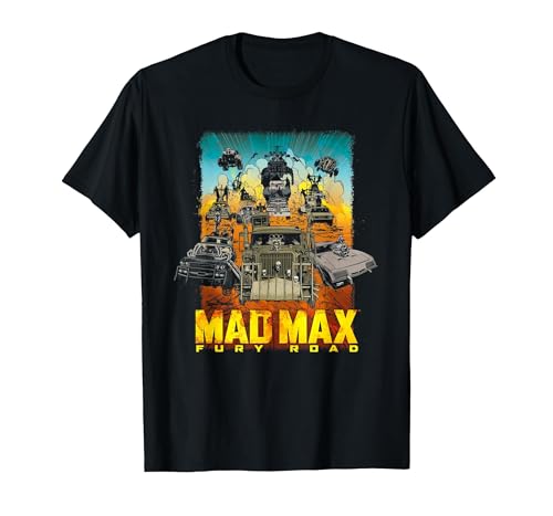 WB 100: Mad Max Fury Road War Boys Attack T-Shirt, Homme, Noir, XL
