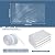 Shackcom 3 Pack 47'' x 63'' Window Insulation Kit with Adhesive Straps Reusable, Clear Window Insulation Film Keep Warm for Winter