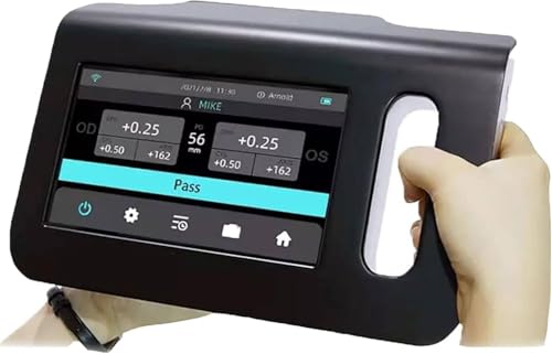 Detector oftalmológico portátil de visión con pantalla táctil LCD para detección de glaucoma y síndrome ocular, cuenta con almacenamiento de datos y medición ajustable