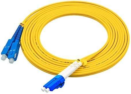 Miniatura 4 de 32.8 ft 33ft LC a SC dúplex 9125 cable de fibra óptica monomodo puente cable de conexión óptico LC-SC