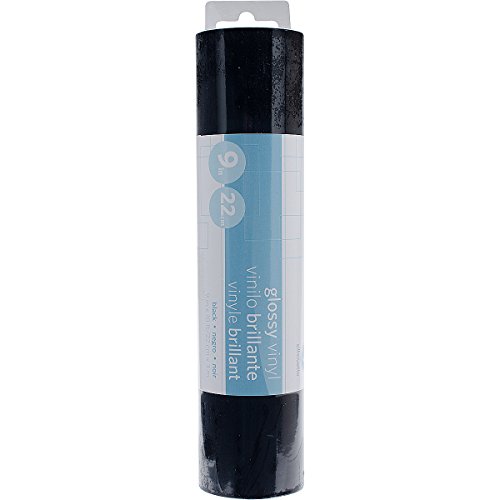 Silhouette America Glossy Permanent Vinyl, 9 by 10-Feet, Black