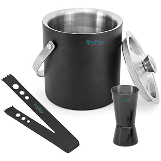 Finality Stainless Steel Ice Bucket 1 Liter