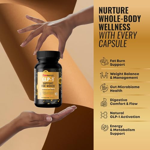 GLP-1 Support Probiotic Supplement for Weight Loss - Daily GLP1 Support with Berberine for Women to Support Metabolism Gut Wellness Boost Fat Burn - Natural Oral Probiotics - Image 5