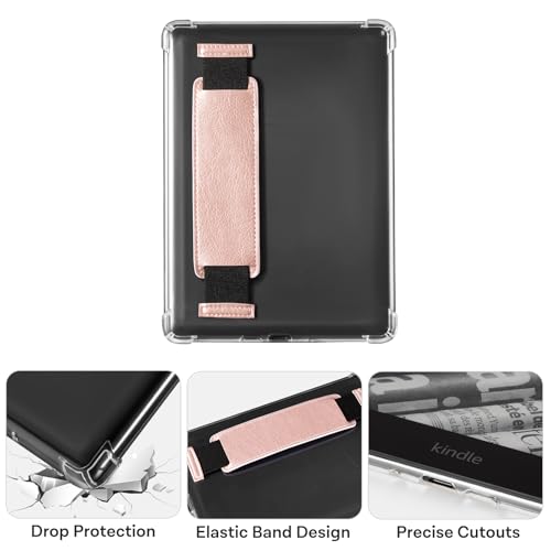 Image of iDLEHANDS 7 inch Clear Case,not for iPad(A260722) | Ultra Slim Lightweight Soft Transparent TPU Cover, Built-in Hand Strap