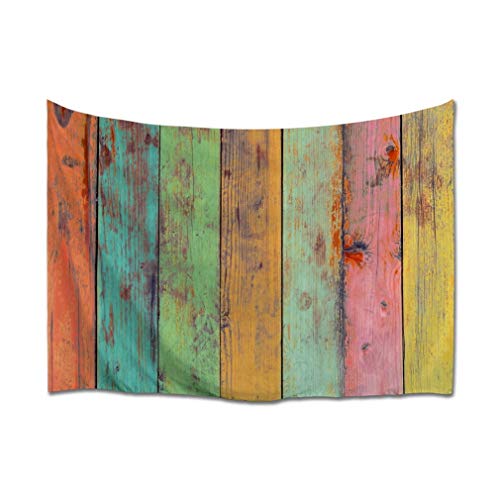 A.Monamour Tapiz de Pared Tablones De Madera