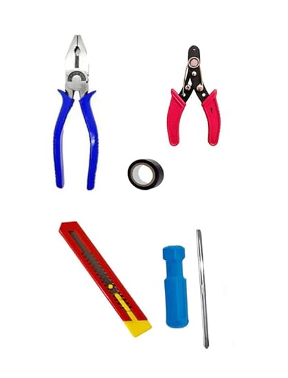 Red Champion Jonex 999 6 Inch Plier Combination & Plier Combo Cutting player Cutting plier for home, Player tools, Combination plier, Pliers for electrical work,With Wire Cutting Gripping, Bending, Straightening, Crushing, Pulling,with 6-inch Wire Cutter And Polo Cutter ,Black Tape And 2in1 Screwdriver