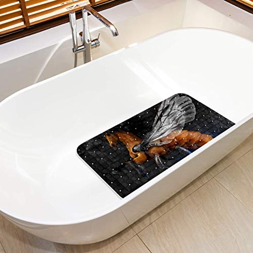 Tapis de salle de bain bébé antidérapant avec drainage supérieur
