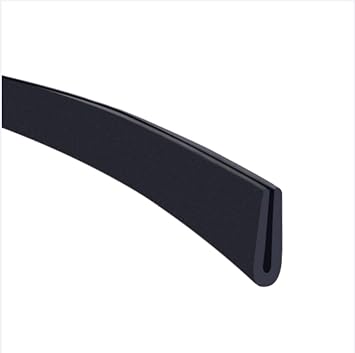 U Shape Rubber Channel Edge Trim Rubber Seal Length 10m Width 4mm,4mmx9mmx10m