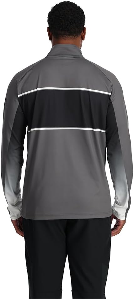 Spyder Men's Paramount Zip T-Neck Mid-Layer Mens