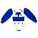 NFL Dallas Cowboys Toddler DCC Cheer Uniform, ROY/WHT, 3T