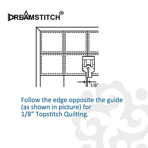 DREAMSTITCH P60606-P Pie de prensatelas 1/4" plástico miniatura 4