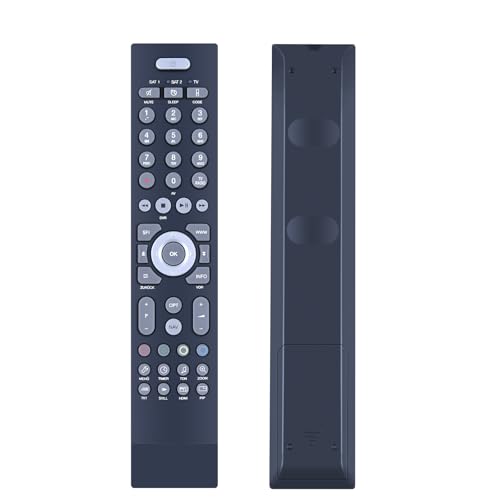 CLVIZCXOM Mando a distancia de repuesto para TechniSat Diginova Digimod TechniStar DAKANA FBDVR401 - Negro (para receptores digitales ISIO y dispositivos de TV ISIO TechniSat)