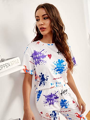 Greciilooks-Womens-Cotton-Lycra-Tie-Dye-Night-Suit-Set-Night-DressLounge-WearFull-Pair-Set-for-Women-Night-Dress