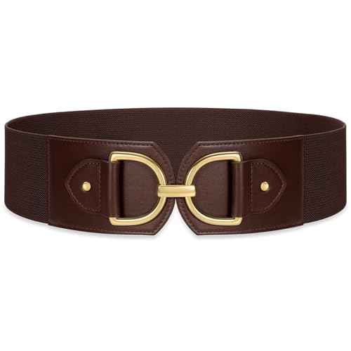 Ceinture élastique tendance pour robes avec bande extensible