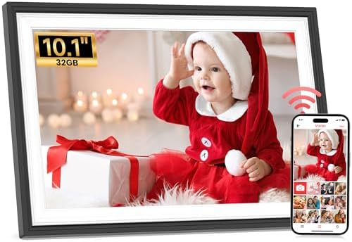 Frameo 10.1 inch WiFi Digital Photo Frame -1280*800 HD Digital Pi...