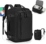 6x13x17 inch Personal Item Bag for Budget Flight in Canada,15x33x43 cm Travel Bag,Expandable Travel Backpack