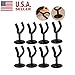 minkissy 8Pcs Guitar Hangers Wall Mount Round Shape Hook Holders for All Guitars Violin Compatible for Displaying Instruments Great for Musicians
