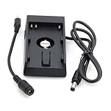 Runshuangyu Power Supply Battery Mount Plate Adapter with BMCC to BMPCC Cable for Sony BP-U60 BP-U30 Battery to BlackMagic 4K Rig Cinema Camera