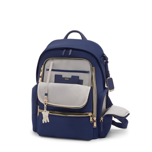 Image of Tumi Unisex Celina Backpack, Indigo /Light Gold, One Size