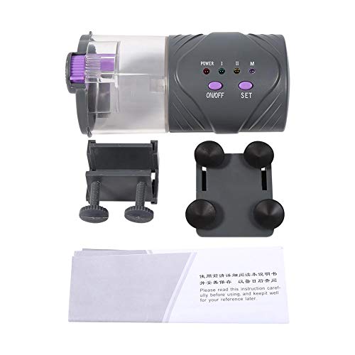 Shoplice Nourrir Les Poissons Nouveau réservoir d'aquarium alimenté par Batterie Chargeur Automatique de Poissons minuterie de Nourriture Machine d'alimentation de Poissons Rouges