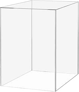 Amazon.com: Acrylic Display Riser Box Versatile 5 Sided No Lid Pedestal ...