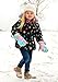 LULLABY KIDS Winter Gloves for Kids Gloves for Kids Skating Gloves Cold Gloves Unisex Kid's Waterproof Ski Snow Gloves, Pink Blue Grey, M(7-9Y)