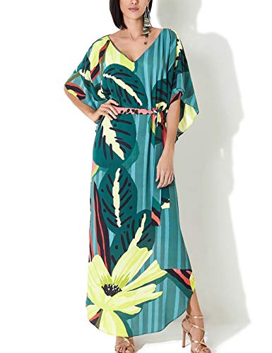 Image of Caftans for Women Beach Kaftan Dresses Swimsuit Cover Up Caftan Dress