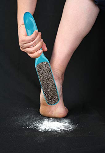 Probelle 2 caras-File hipoalergénico níquel Pie de callo del recorte y remoción de callos (azul)