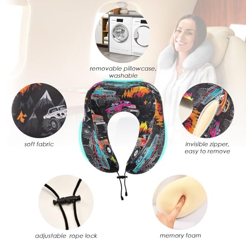 Almohada de viaje espuma memoria tamaño universal miniatura 2