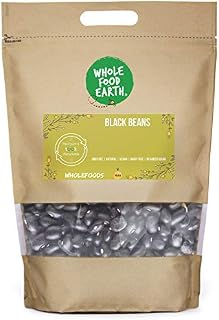 Wholefood Earth Black Beans 3kg | GMO Free | Natural | Vegan | High Fibre | High Protein