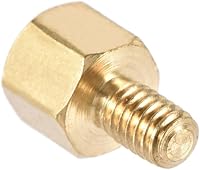 Vista 3 de uxcell M2.0.197x0.157 in+0.157 in macho-hembra latón hexagonal PCB placa base separador separador para FPV Drone Quadcopter, computadora y placa