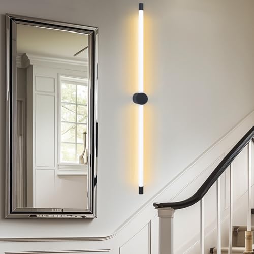 Lampara de pared interior orientable de acrilico con iluminacion LED de 95 cm 7