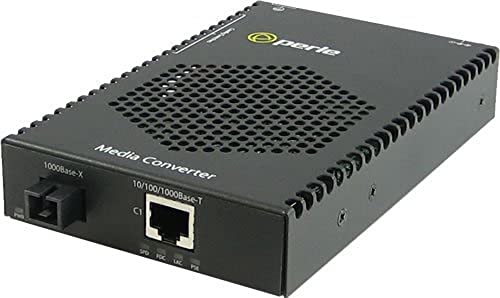 Image of PERLE SYSTEMS Perle S1110PPSFPXT Fiber Media Converter 10MB LAN, 100MB LAN, GigE (05090660)