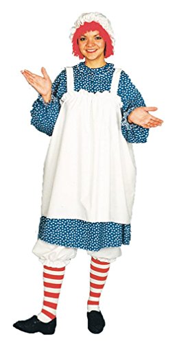 Morris Women's Raggedy Ann Halloween Costume, Blue, Standard One-size