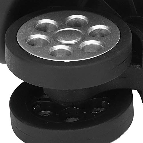 01 02 015 Roda de mala, rodas de fileira única duráveis e fáceis de instalar, rodas de substituição