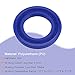 MECCANIXITY UN Radial Shaft Seal 25mm ID x 40mm OD x 6mm Width PU Oil Seal, Blue Pack of 5