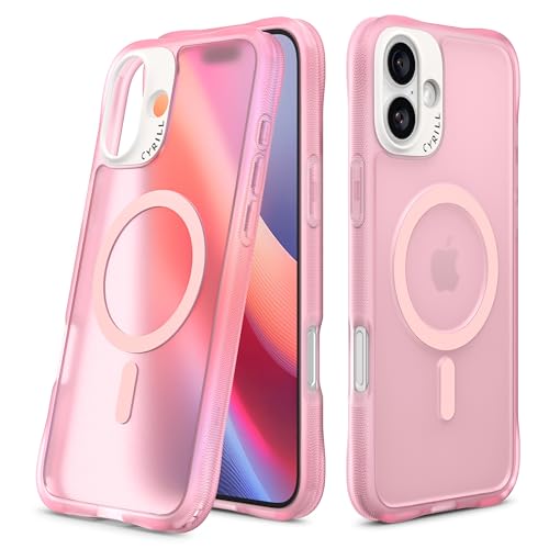 Image of Spigen Cyrill UltraSheer Mag | iPhone 16 Case | iPhone 16 Back Cover | TPU+Poly Carbonate - Pink