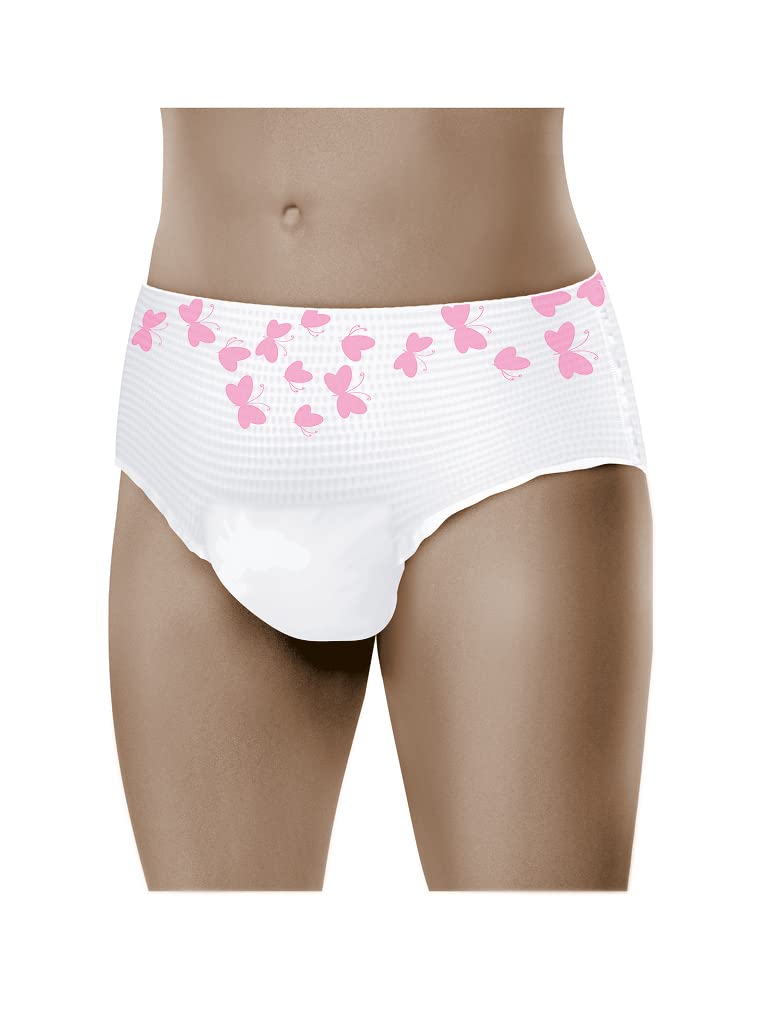 Confiance Lady - Culottes Absorbantes pour Femmes - Niveau d'Absorption = 5 gouttes (Fuites Urinaires Moyennes) - pH Neutre à la Peau - Taille M - 8x8 Unités