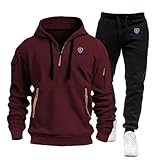 survetement homme nike Occasion : Ensemble de survêtement pour homme, haut à capuche et pantalon de jogging, survêtement basique pour homme, idéal pour la nuit, la détente, toute la journée, pour faire du sport, du fitness, de la course, du jogging, de la marche, du football, de l'entraînement ou au quotidien au travail.