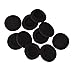 Sunmns 2 Inch Foam Pad EarPad Ear Cover Compatible with Sony Sennheiser Philips Headphone, 5 Pairs , Black