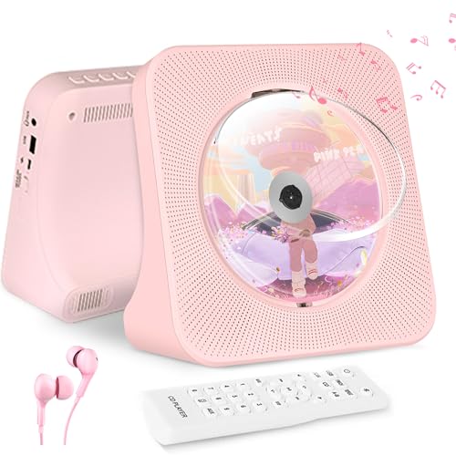 Reproductor de CD portátil con Bluetooth 5.0 y Radio
