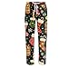 WENKOMG1 Pajama Bottoms Lightweight - Christmas Holiday Santa Comfortable Pajama Pants with Pockets and Button Fly Youth Pajamas Bottoms Sleep Pants Fashion Men Clothes (S - Dark green)