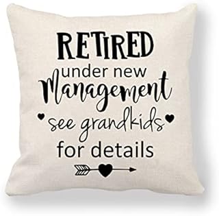 Retirement Gifts - Funny Happy Retired Gifts for Retiring Friends Sisters Nurse Mum Teacher Grandma Throw Pillow Cover Cushion Cover