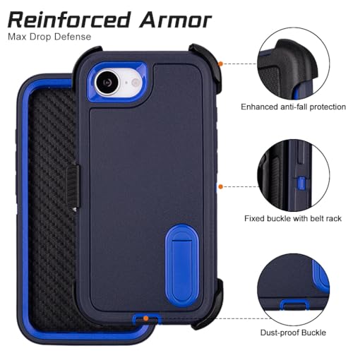 Yowtrey Case for iPhone 17e Case with Belt Clip Holster, Matte Heavy Duty by yowtrey - Used condition - Image 4