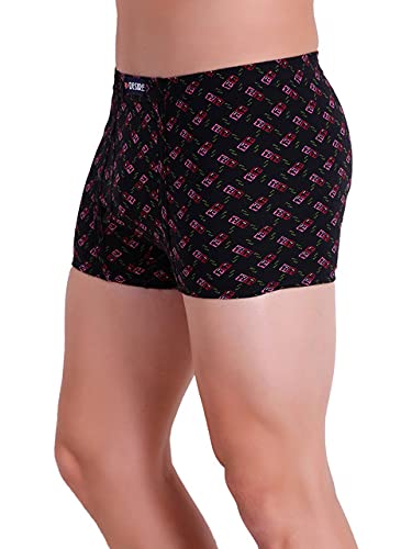 Image of T.T. Pure Cotton Printed Trunks for Men | Regular Fit | Snug Fit | Long Trunks | Inner Elastic | Soft and Comfortable |Assorted Prints| Pack of 3