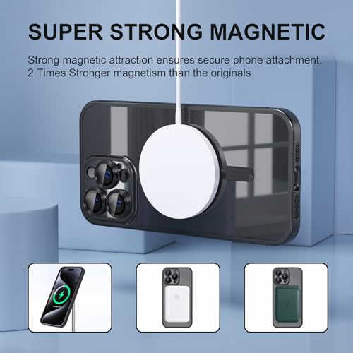 Image of Misea Magnetic for iPhone 15 Pro Max Case Compatible with MagSafe