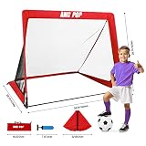 Portable Pop Up Soccer Goal for Kids Trainning and Family Game Foldable Soccer Net for Backyard with