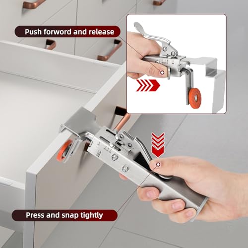 Image of Adjustable Drawer Fixing Clamp Drawer Front Installation Clamps Drawer Clamps for Drawer Panel Installation Fixing Clips,Easy, Efficient,and Fast Installation Drawer Fixing Clip