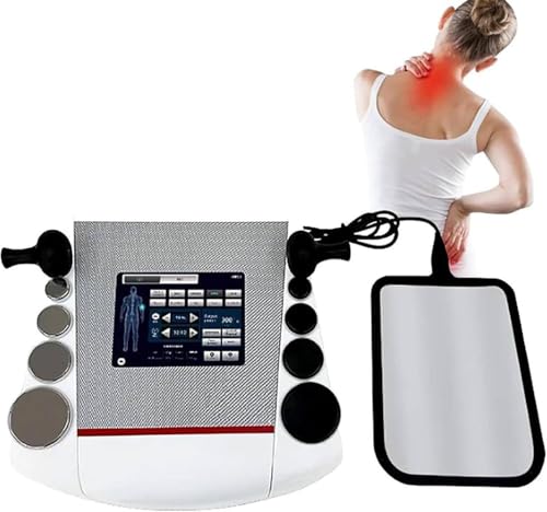 ZHLINGQ Máquina De Diatermia con Tecarterapia, 4 Modos Y 10 Zonas Corporales Cet Ret, 300~448 Khz, para Reafirmar La Piel, Adelgazar El Cuerpo, Aliviar El Dolor Y Tensar La Piel
